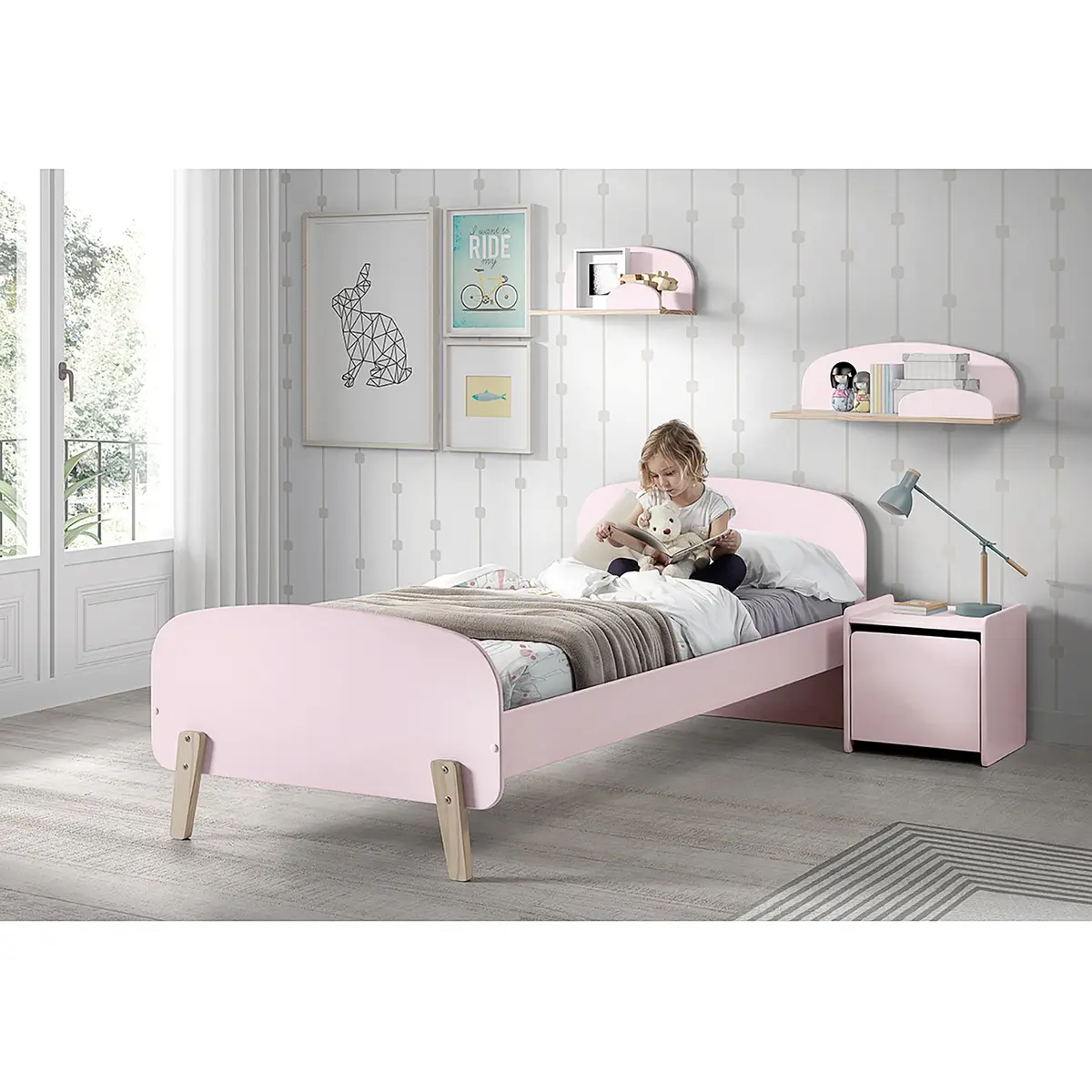 Wandregal 65cm Pink | Rosa