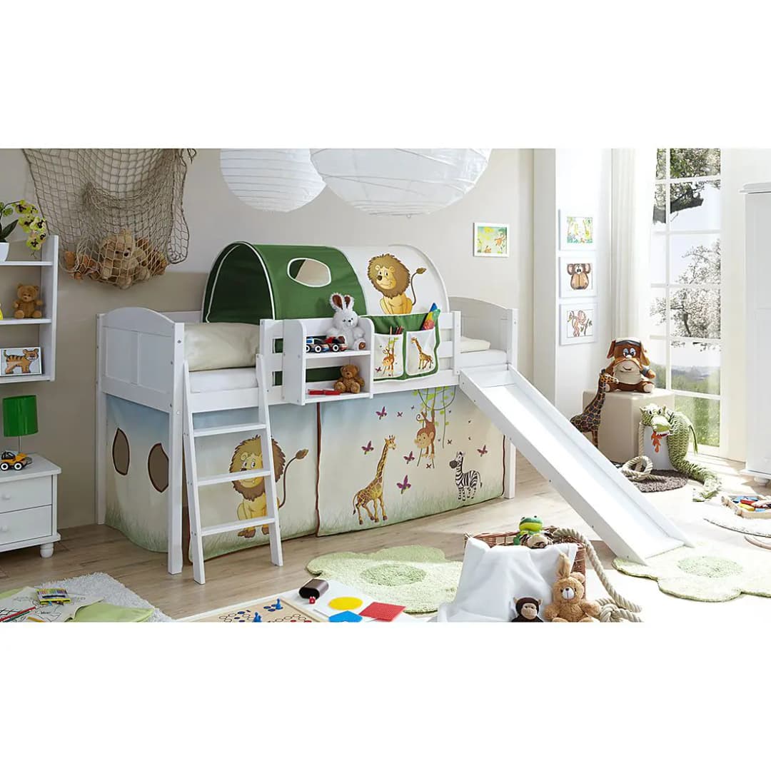 Spielbett Ekki | Mehrfarbig