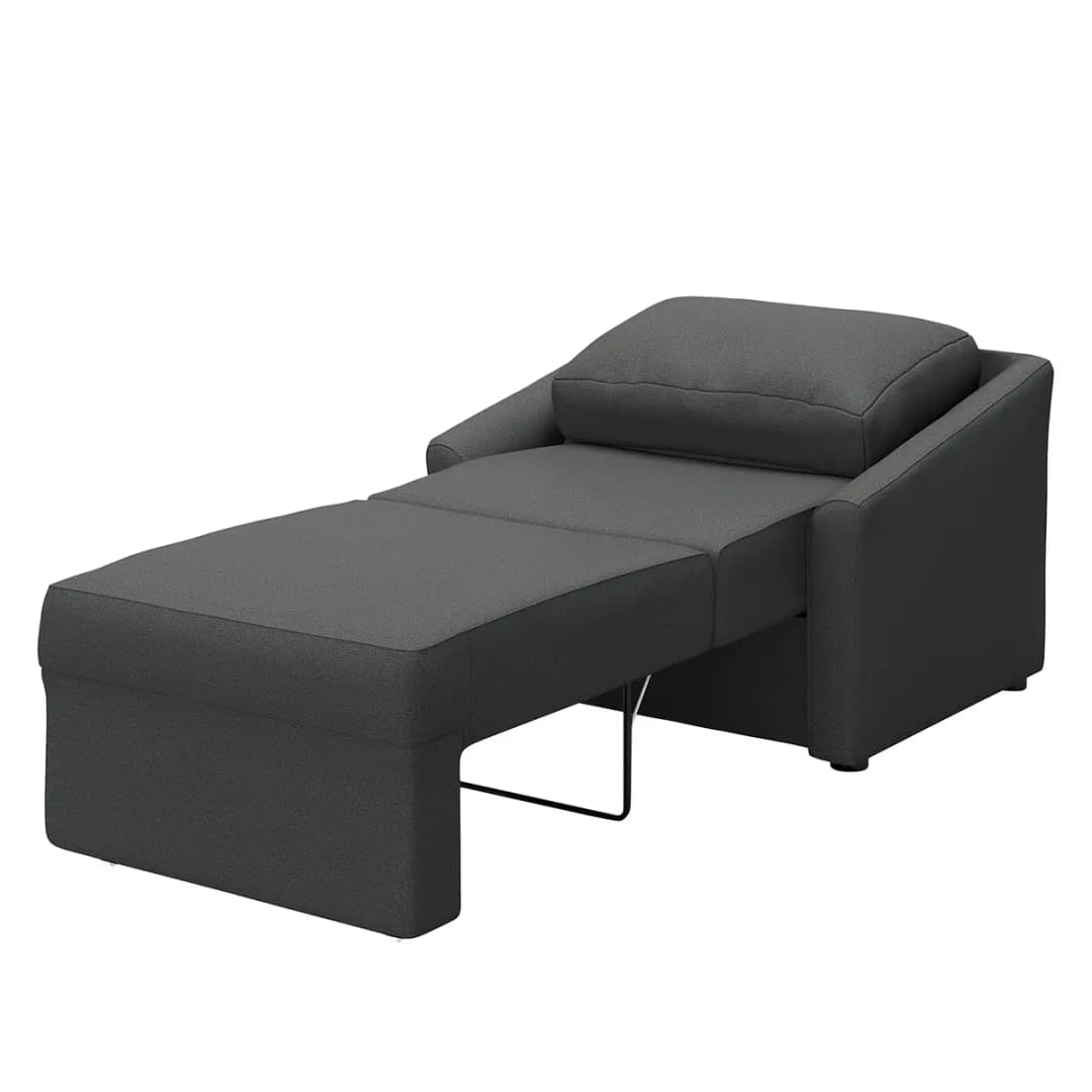 Boxspring-Schlafsessel Befasy | Grau