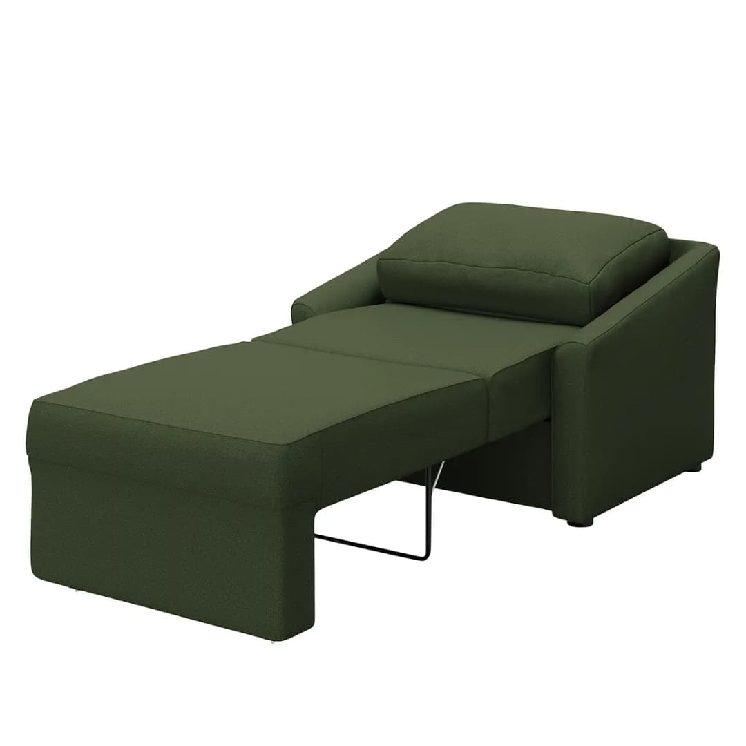 Boxspring-Schlafsessel Befasy | Grün