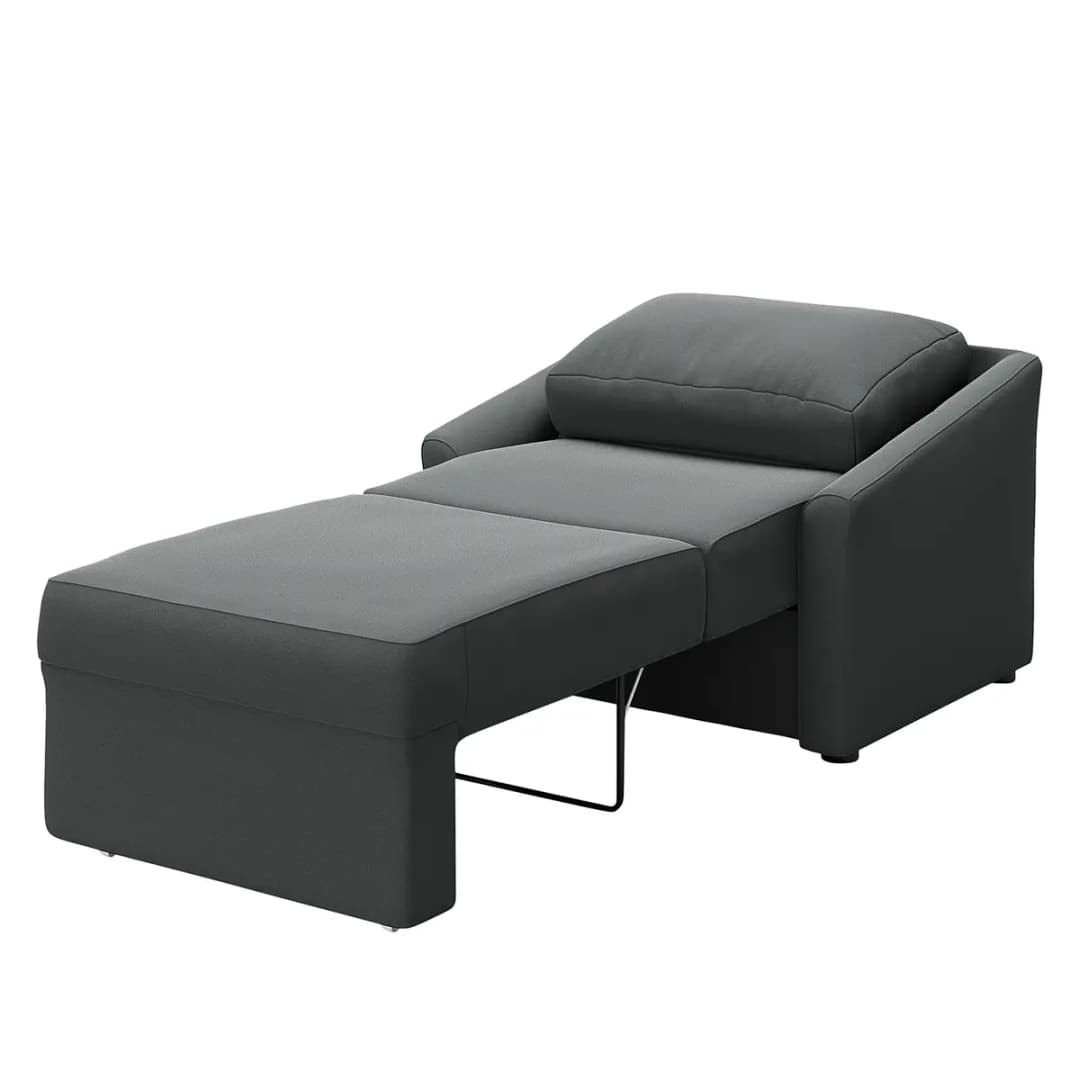 Boxspring-Schlafsessel Befasy | Grau