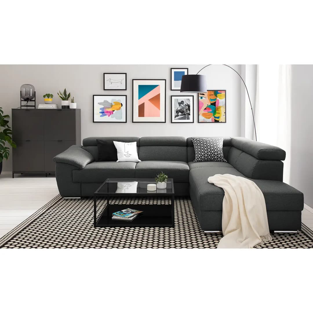 Ecksofa Swain | Grau