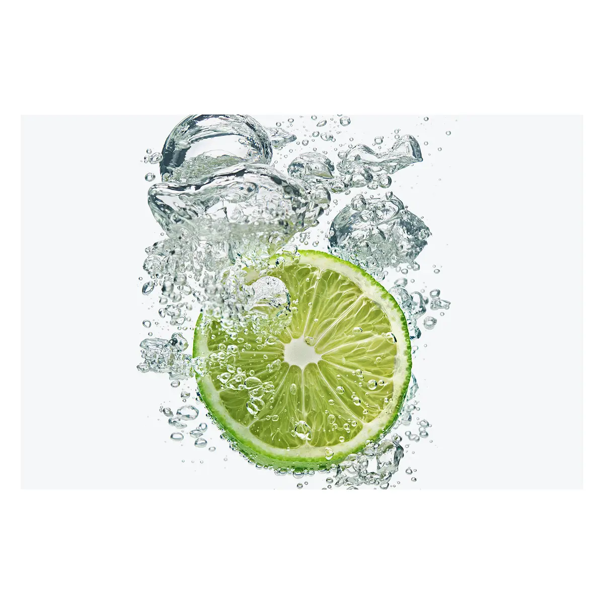 Vliestapete Lime Bubbles | Grün