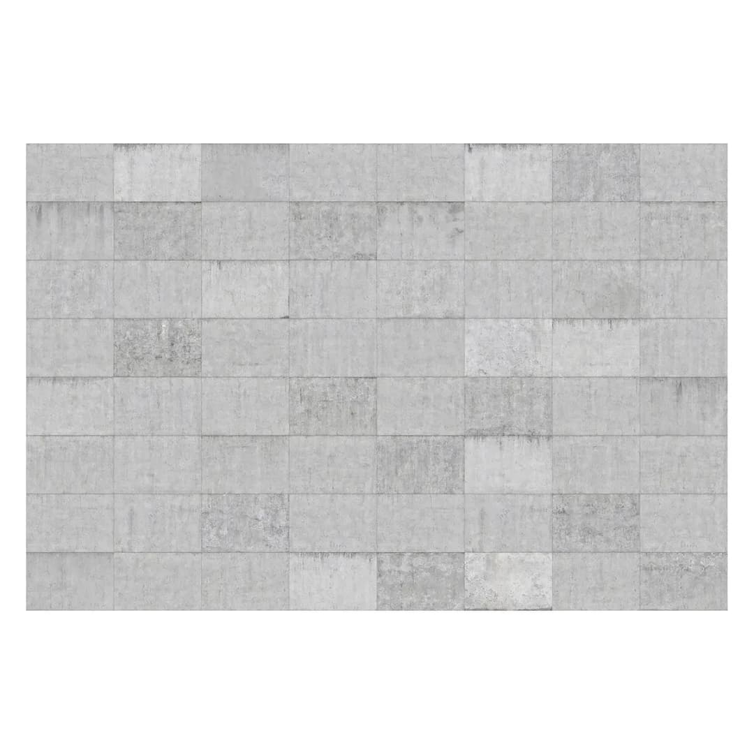 Vliestapete Beton Ziegeloptik | Grau