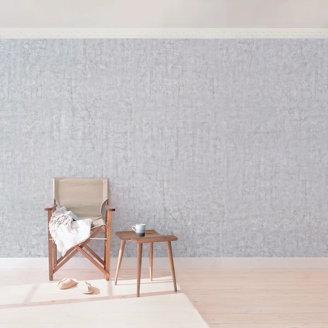 Vliestapete Beton Ciré | Grau