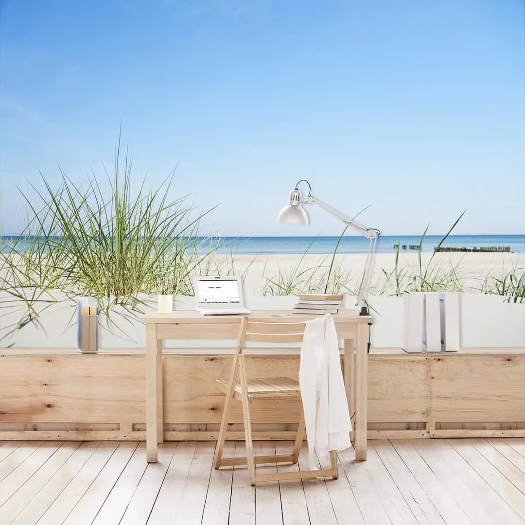 Vliestapete Ostseeküste | Mehrfarbig