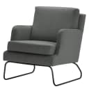 Sessel Kopu I Grau/Dunkelgrau Microfaser | Grau