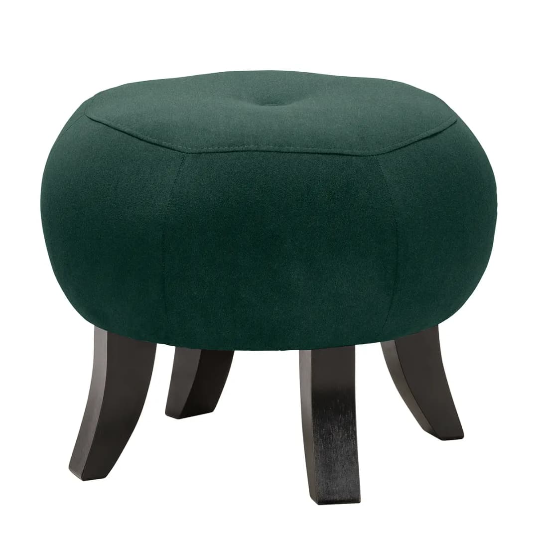 home24 Polsterhocker Leke | Blau