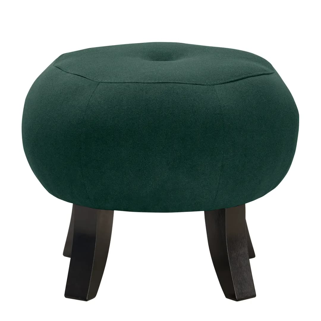 home24 Polsterhocker Leke | Blau