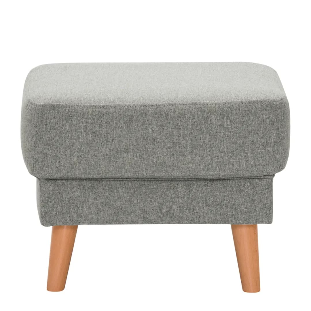 Polsterhocker Bette II | Grau
