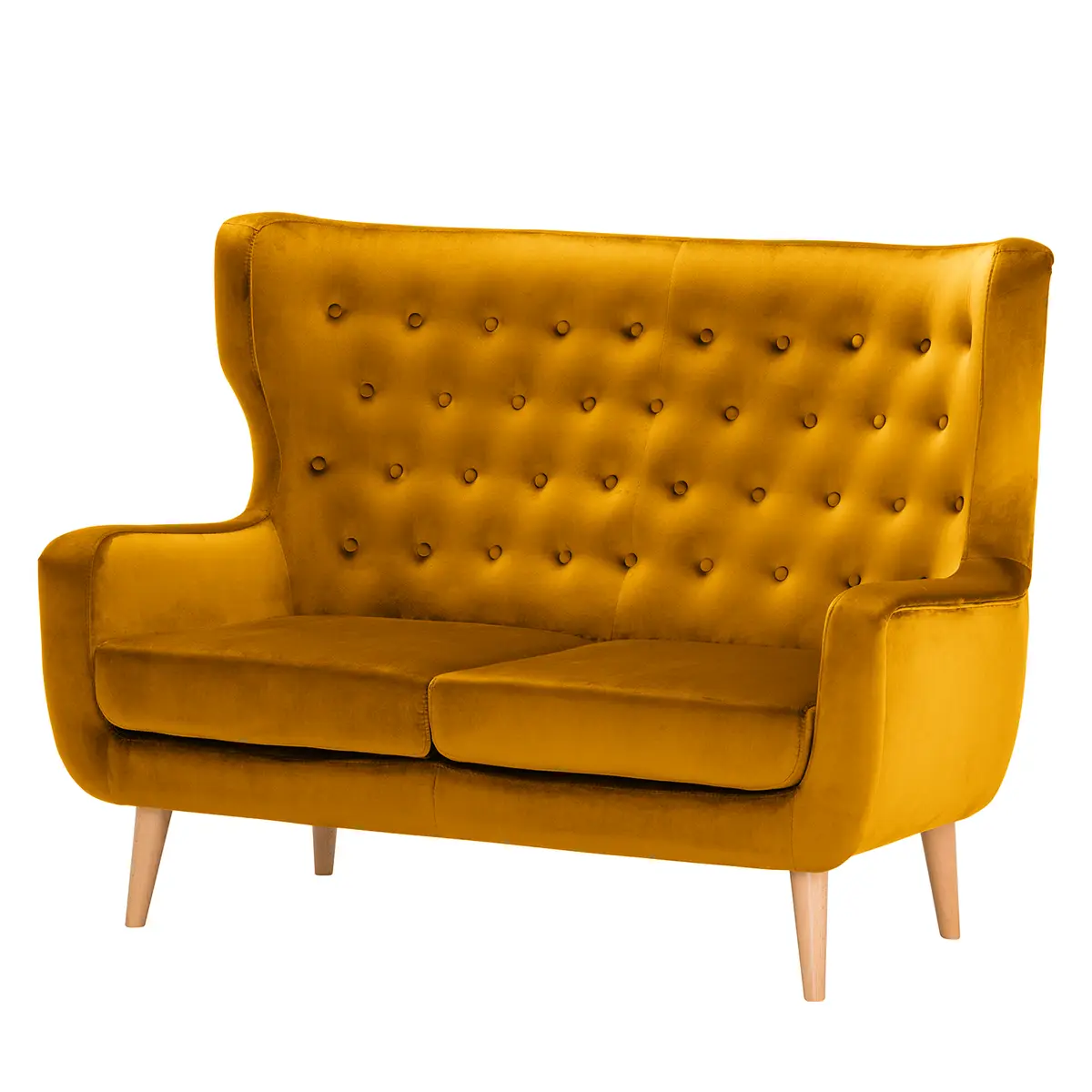 Sofa Boyka I 2-Sitzer | Gelb