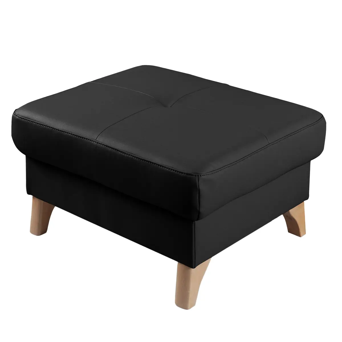 Polsterhocker London | Schwarz