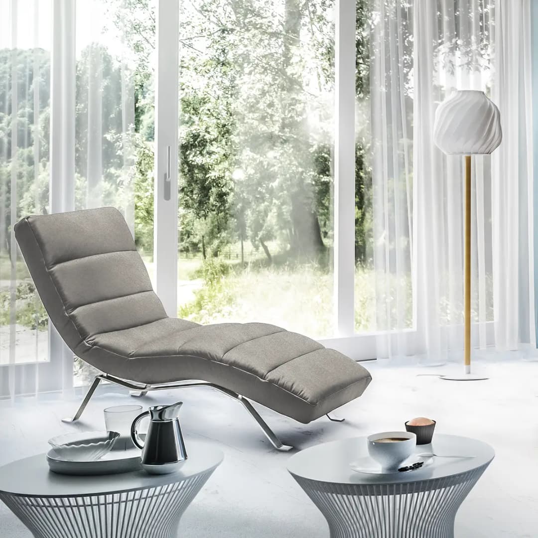 Relaxliege Kasson | Grau