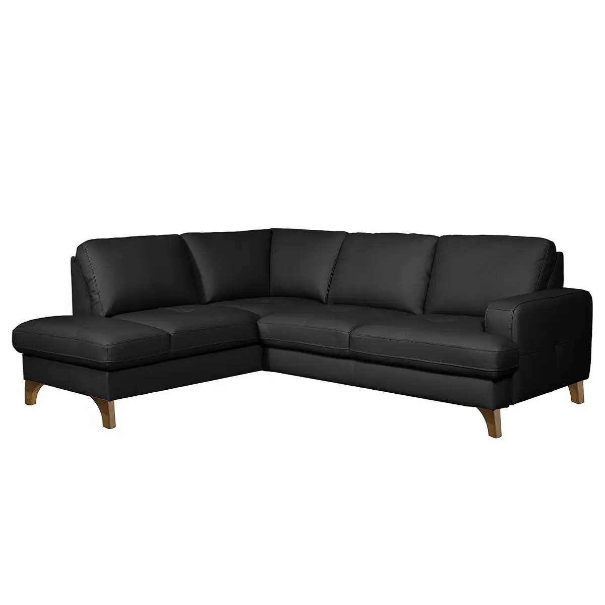 Ecksofa London | Schwarz