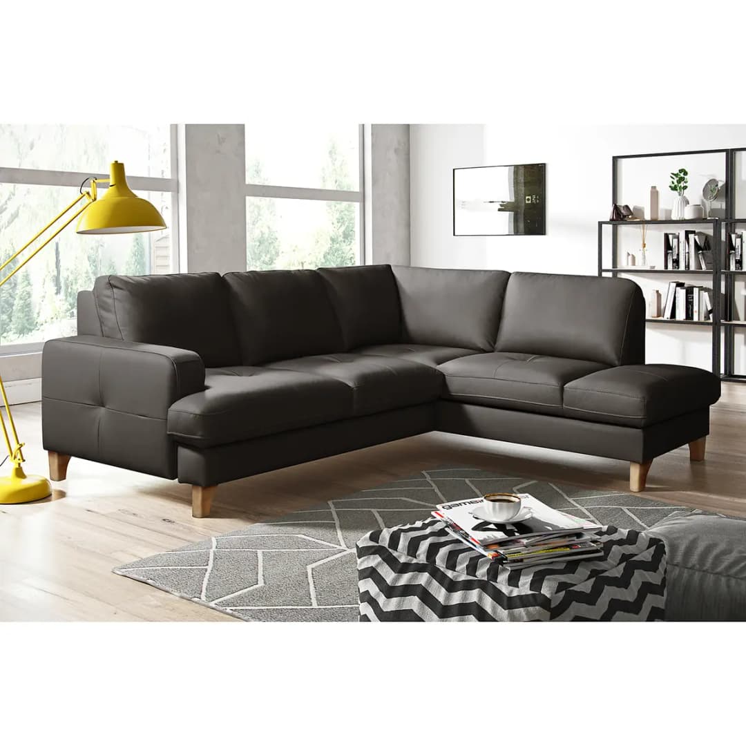 Ecksofa London | Braun