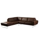 Ecksofa Nadra | Braun
