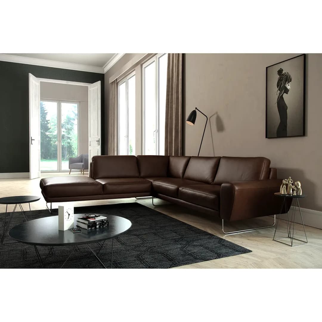 Ecksofa Nadra | Braun