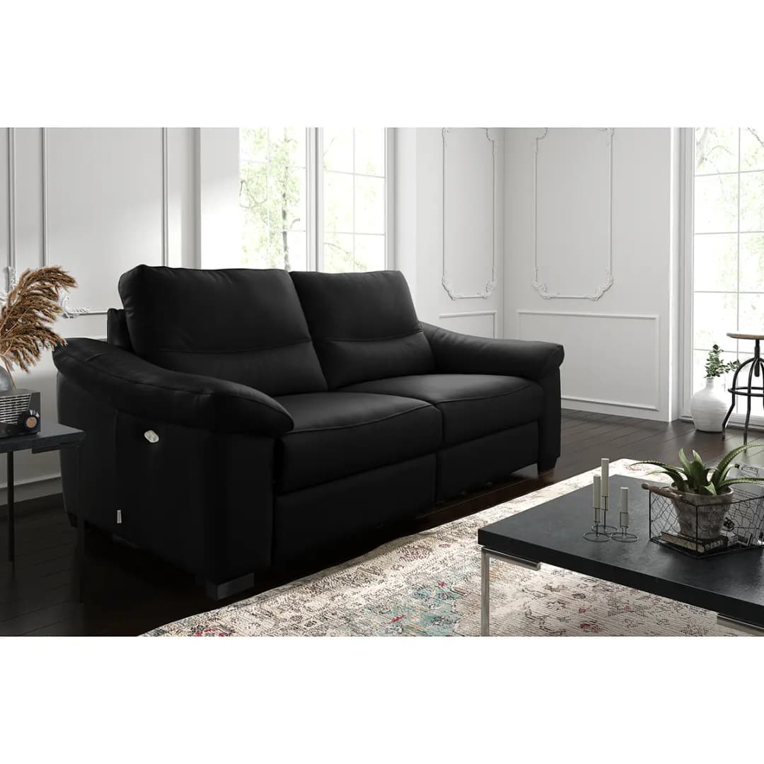Sofa Lamexa I 2,5-Sitzer | Schwarz