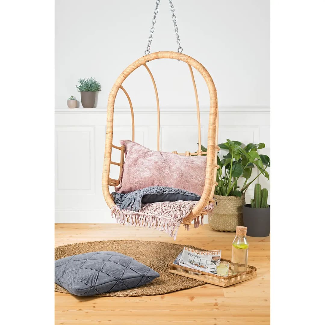 Kissenbezug Fringe Grau/Grau 45 x 45cm | Grau