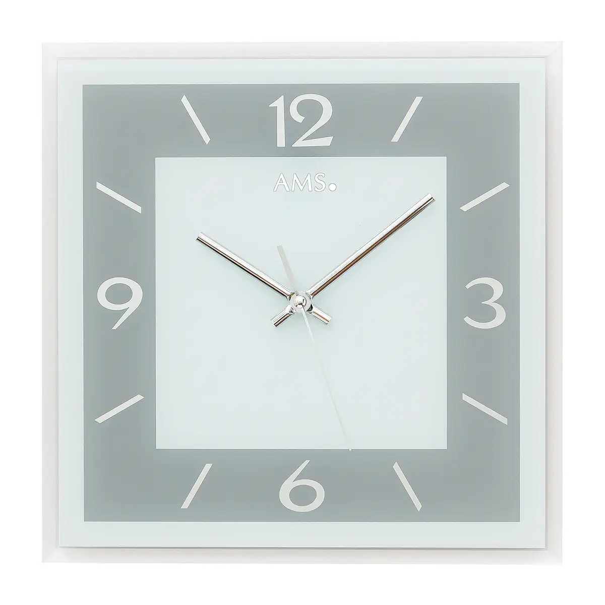Wanduhr Plataforma | Grau