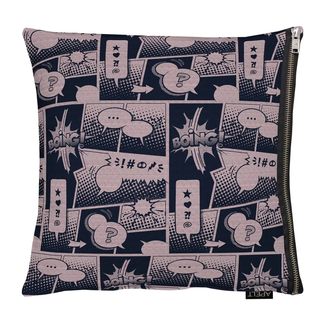 Dekokissen Comic Pink/Altrosa 45 x 45cm | Rosa