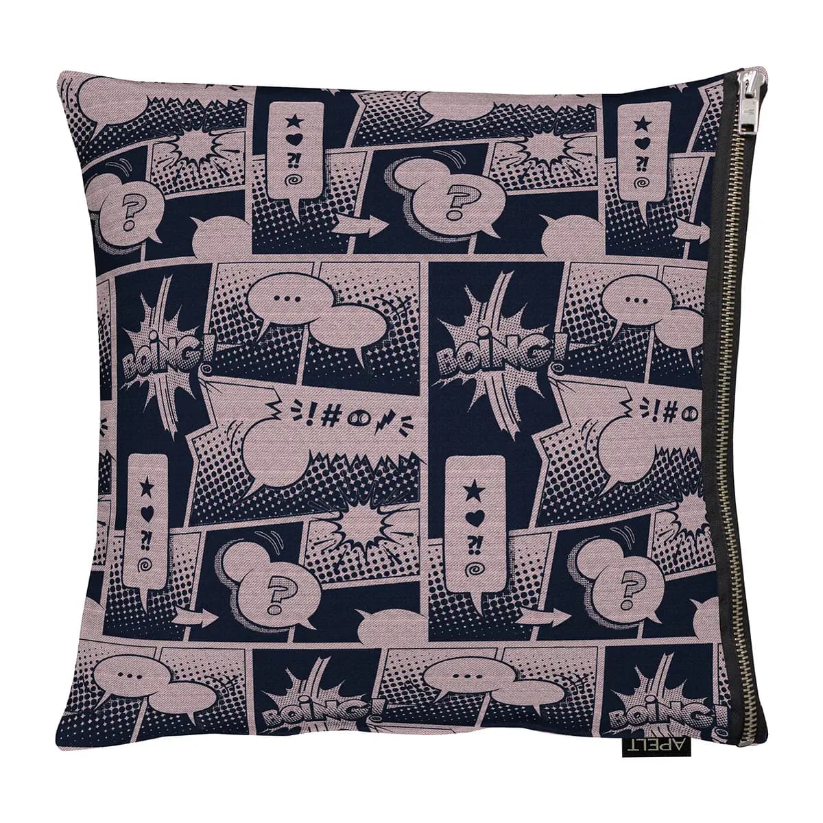 Kissenbezug Comic Pink/Altrosa 46 x 46cm Webstoff | Rosa
