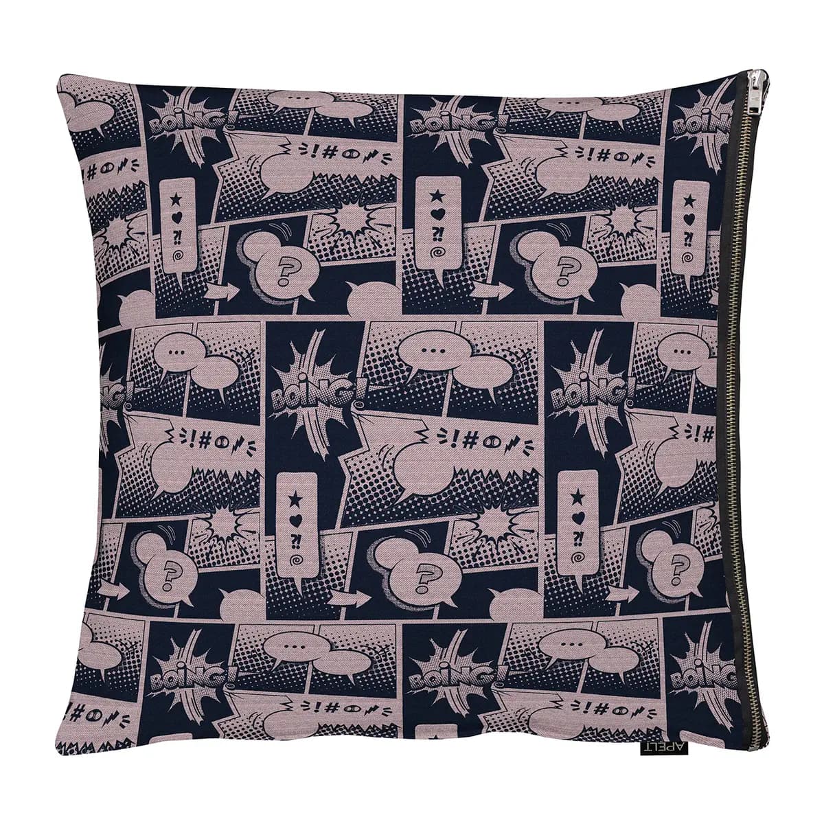 Kissenbezug Comic Pink/Altrosa 66 x 66cm Webstoff | Rosa