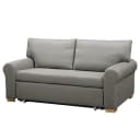 Schlafsofa Country Deluxe Grau Webstoff Luba 185cm | Grau