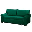 Schlafsofa Country Deluxe Grün/Antikgrün Samt Krysia 205cm