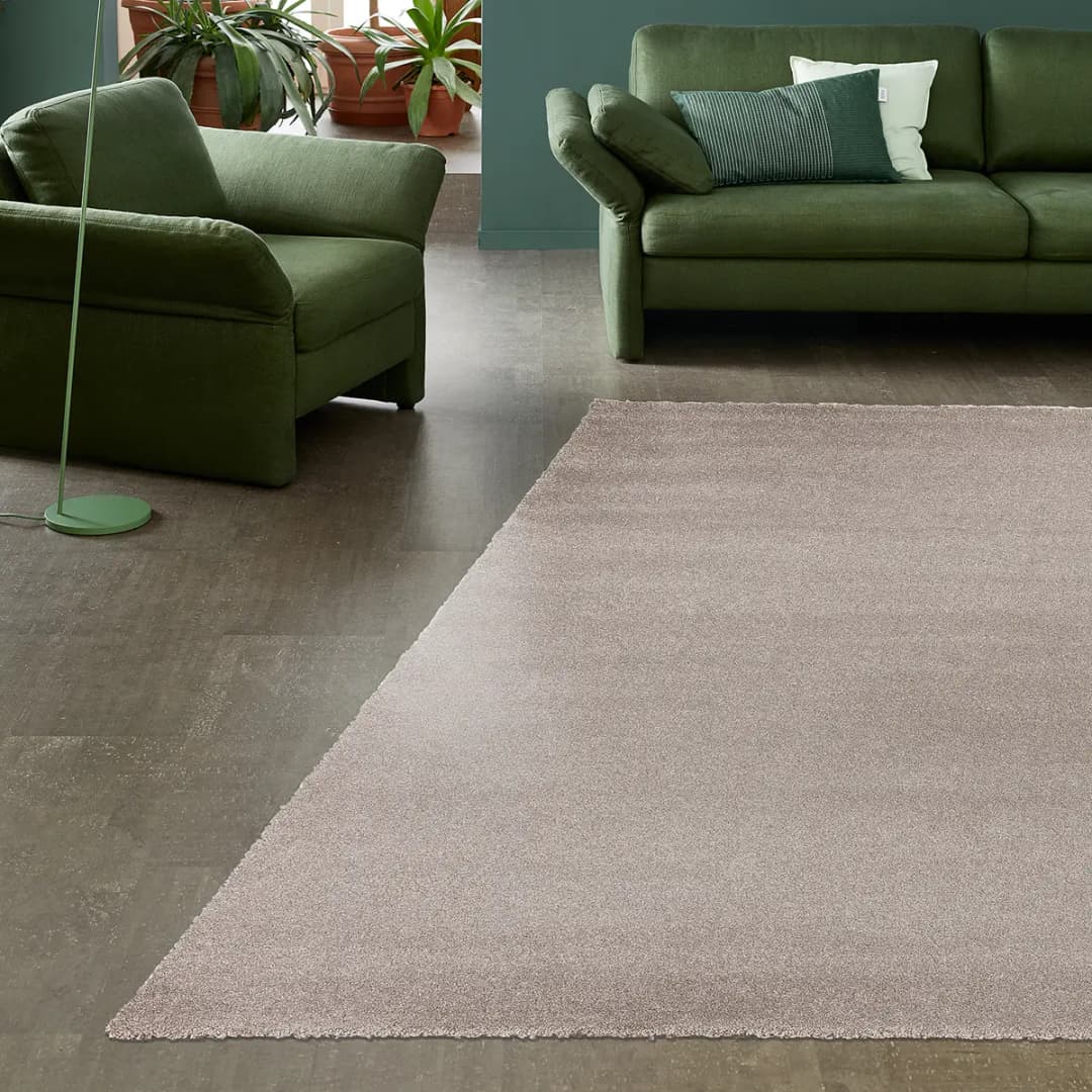 Hochflorteppich Pure | Beige