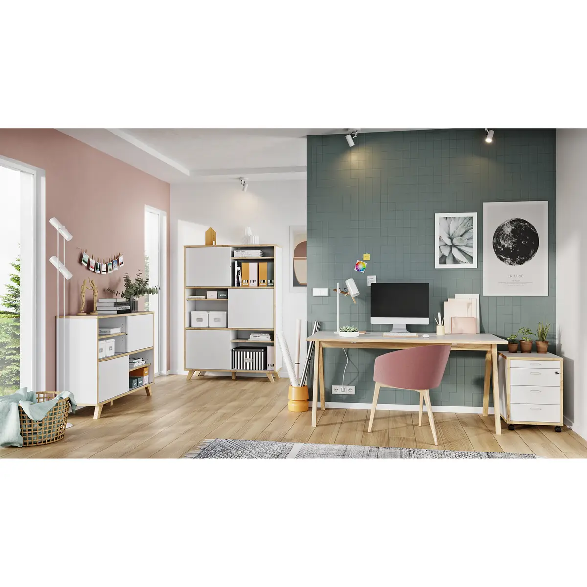 Sideboard Svene 120cm | Weiß