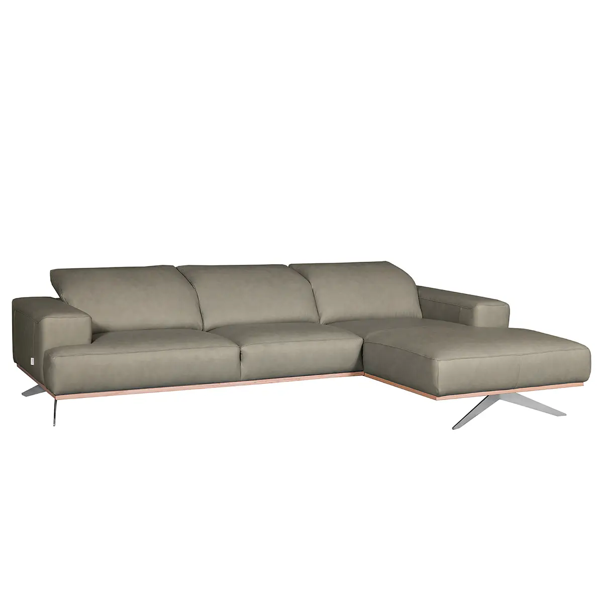 Ecksofa Nadra | Grau