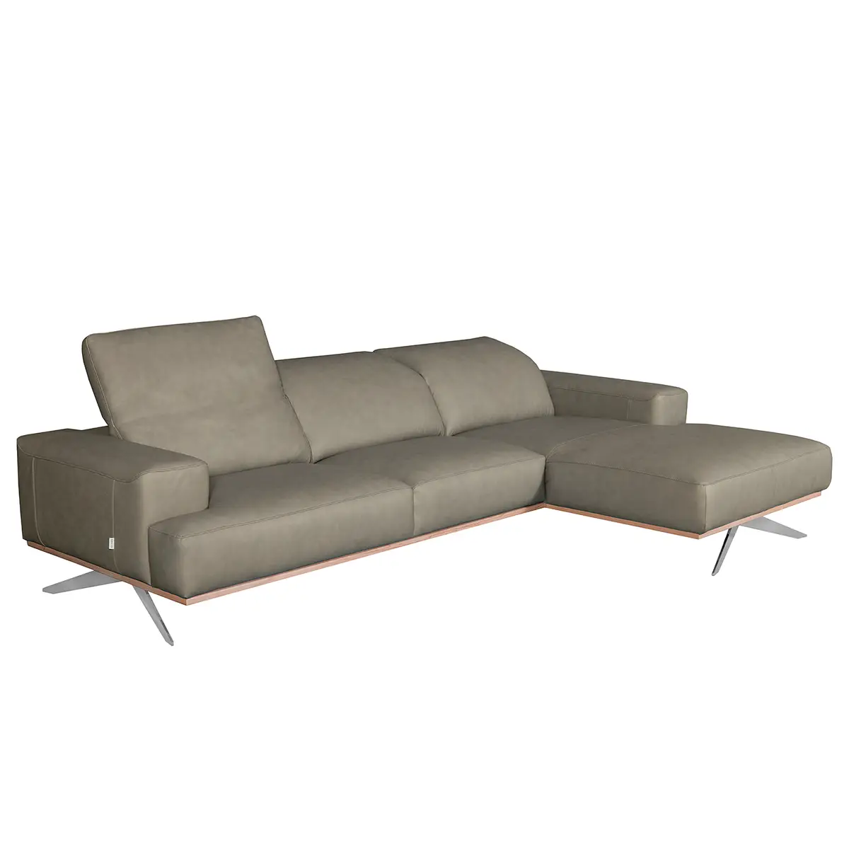 Ecksofa Nadra | Grau