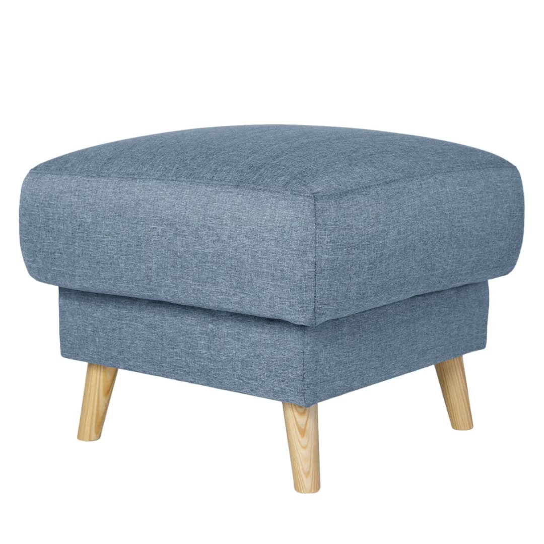 Polsterhocker Luba | Blau
