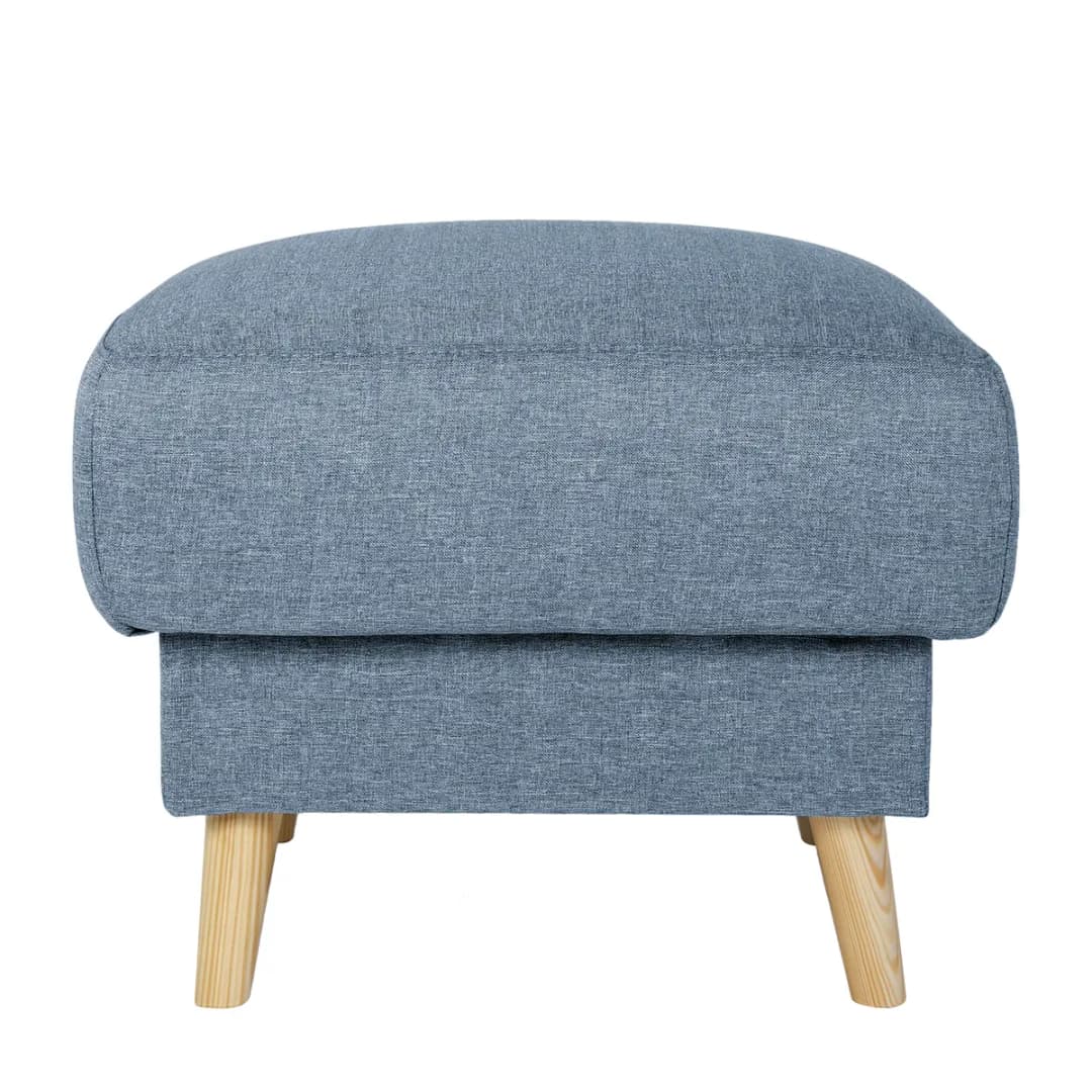 Polsterhocker Luba | Blau