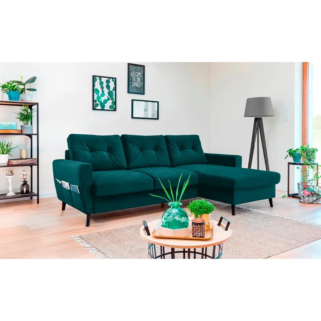 Ecksofa Krysia | Blau