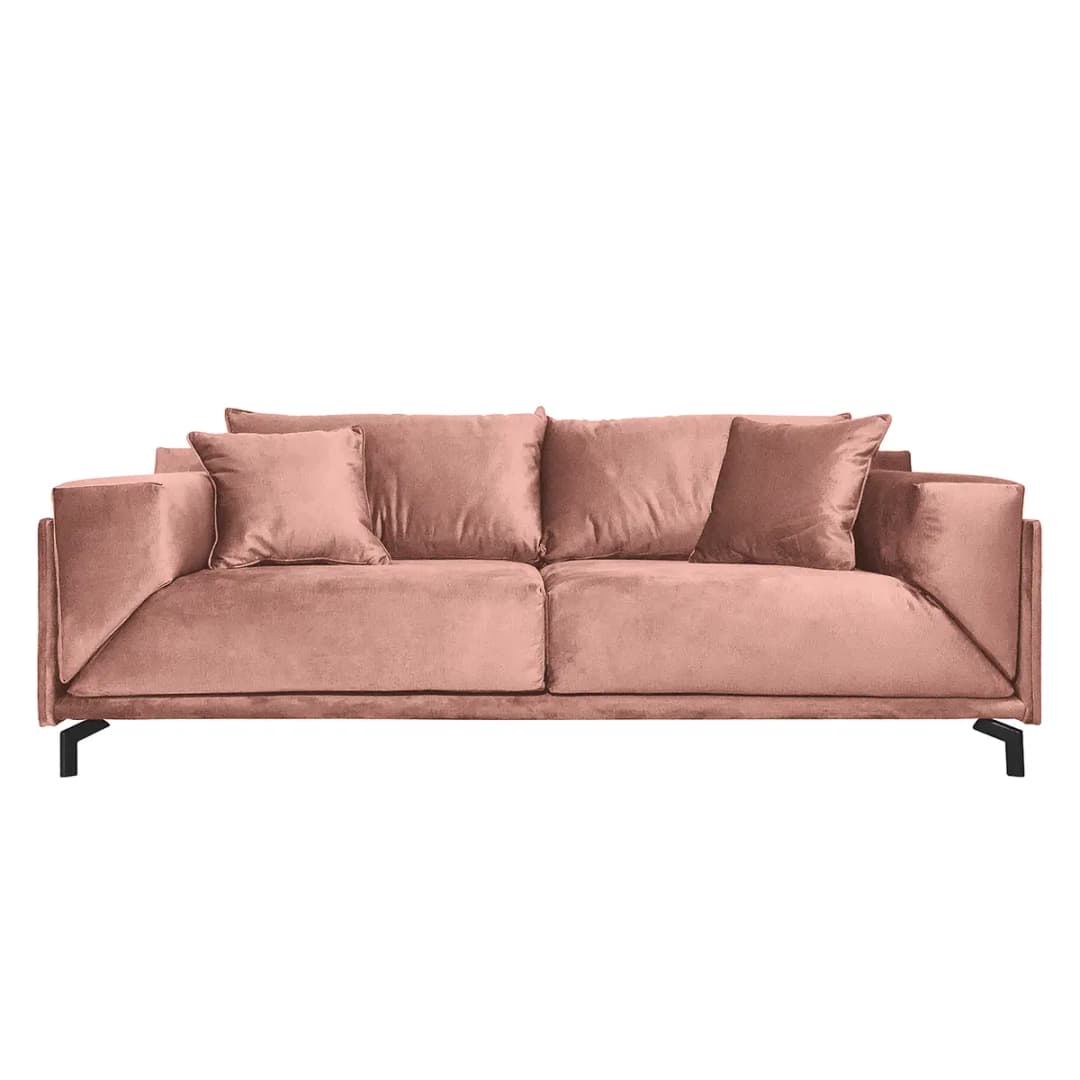 Sofa Betel I 2,5-Sitzer | Rosa