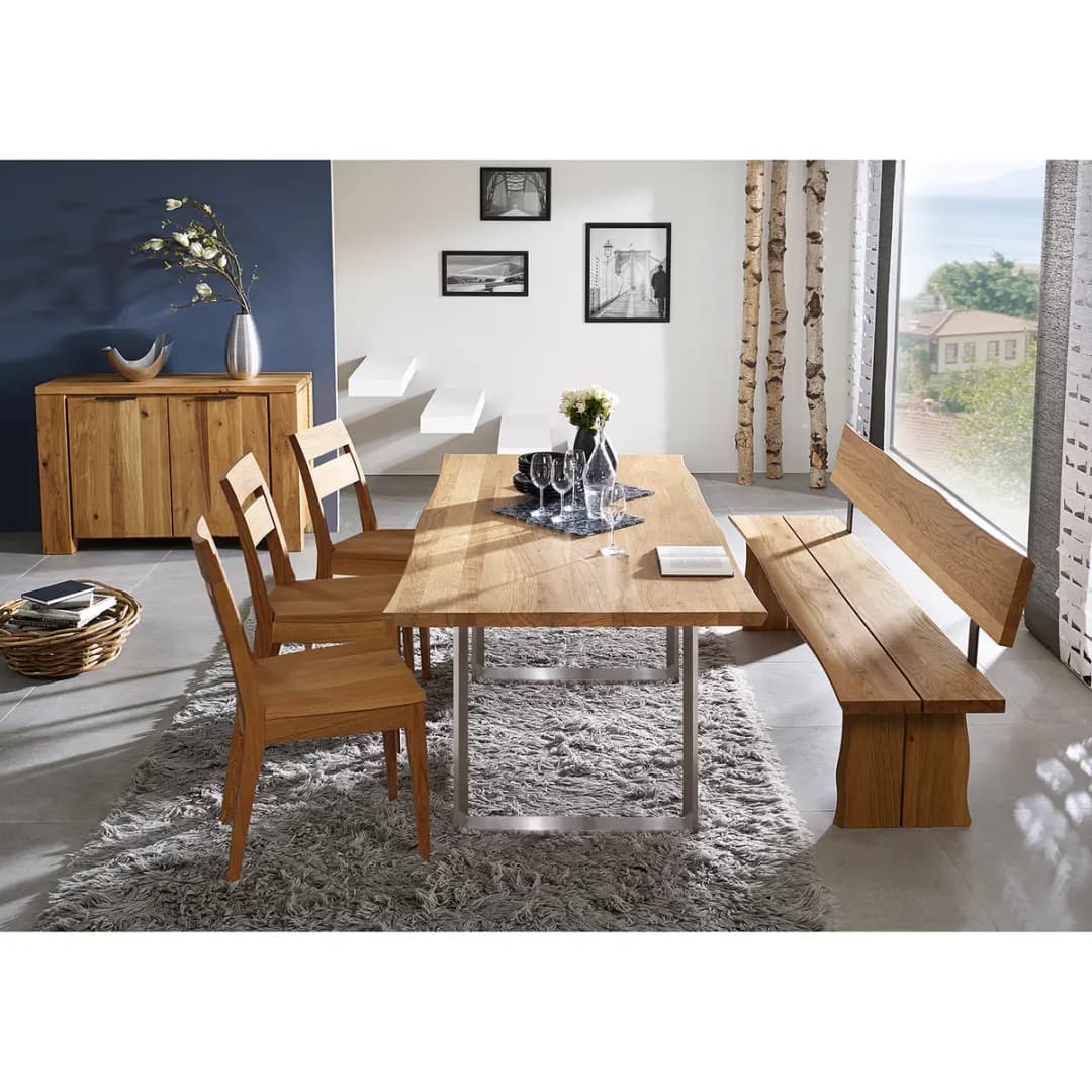 Esstisch III 220 x 100cm Braun | Braun