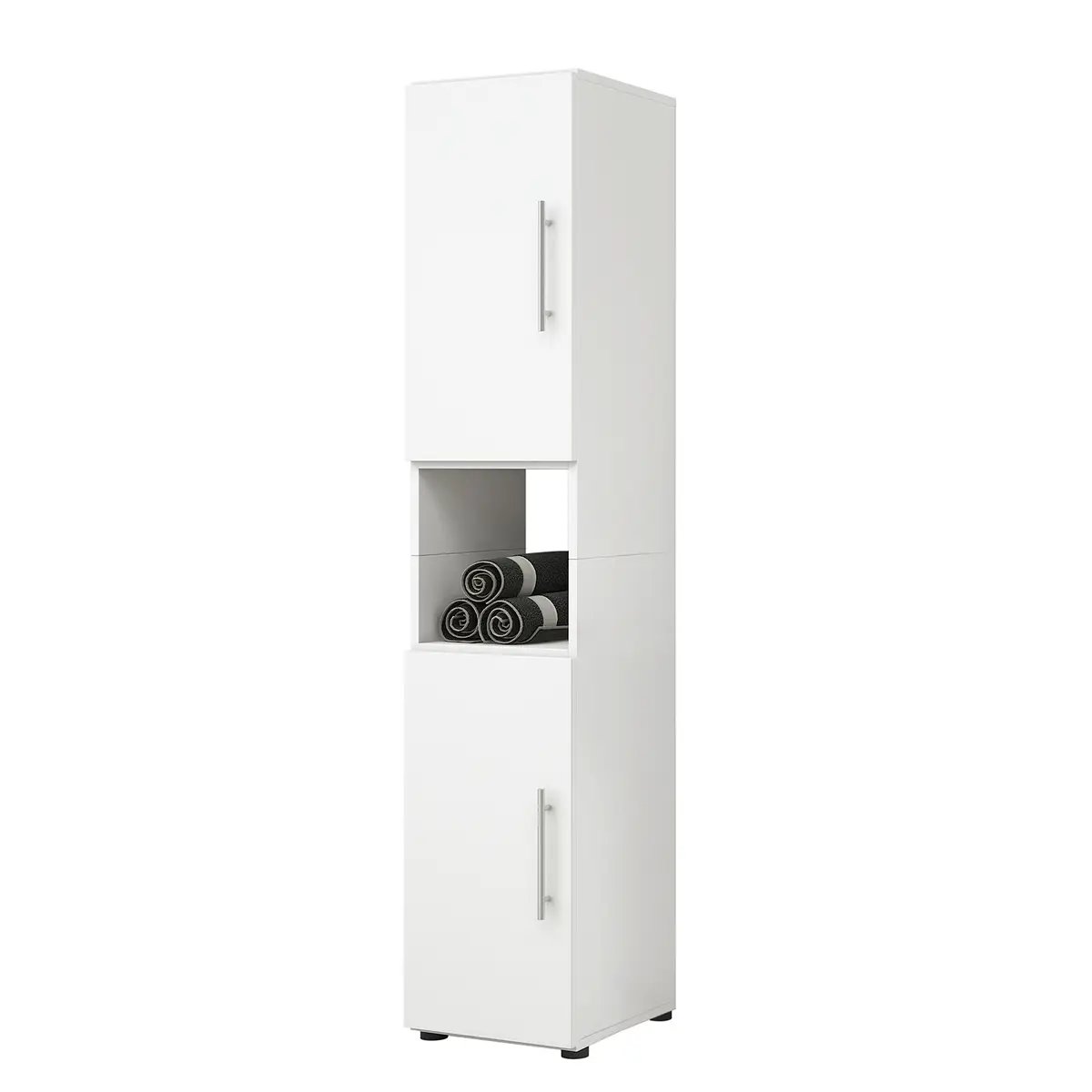 Hochschrank Flandu | Weiß