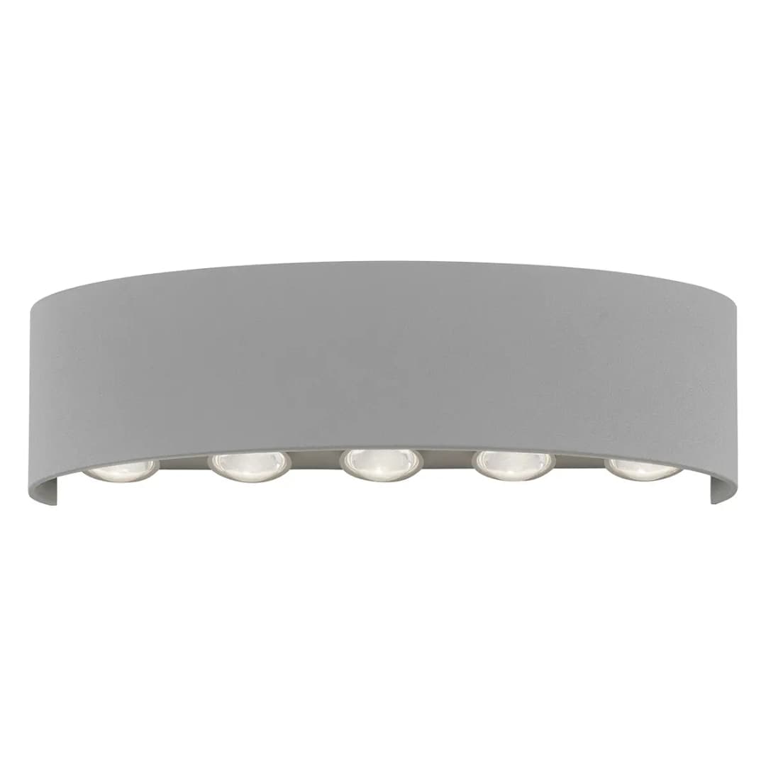LED-Wandleuchte Carlo II | Silber