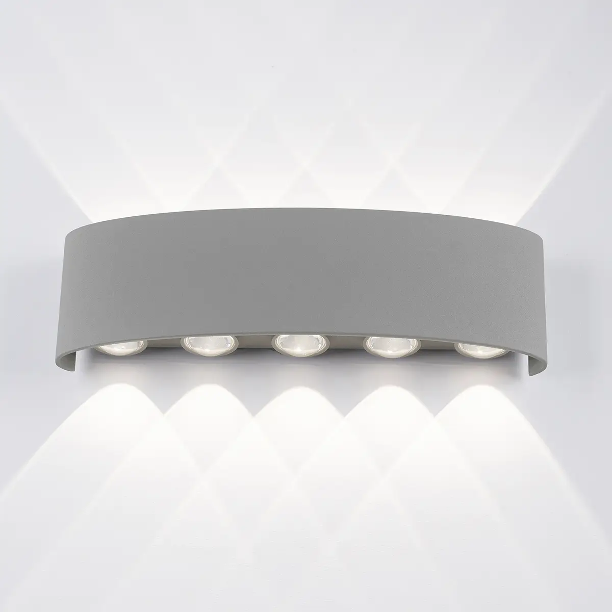LED-Wandleuchte Carlo II | Silber