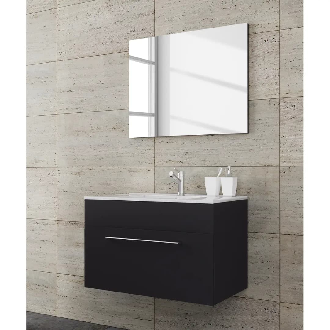 Badezimmerset Melville I 3-teilig | Schwarz