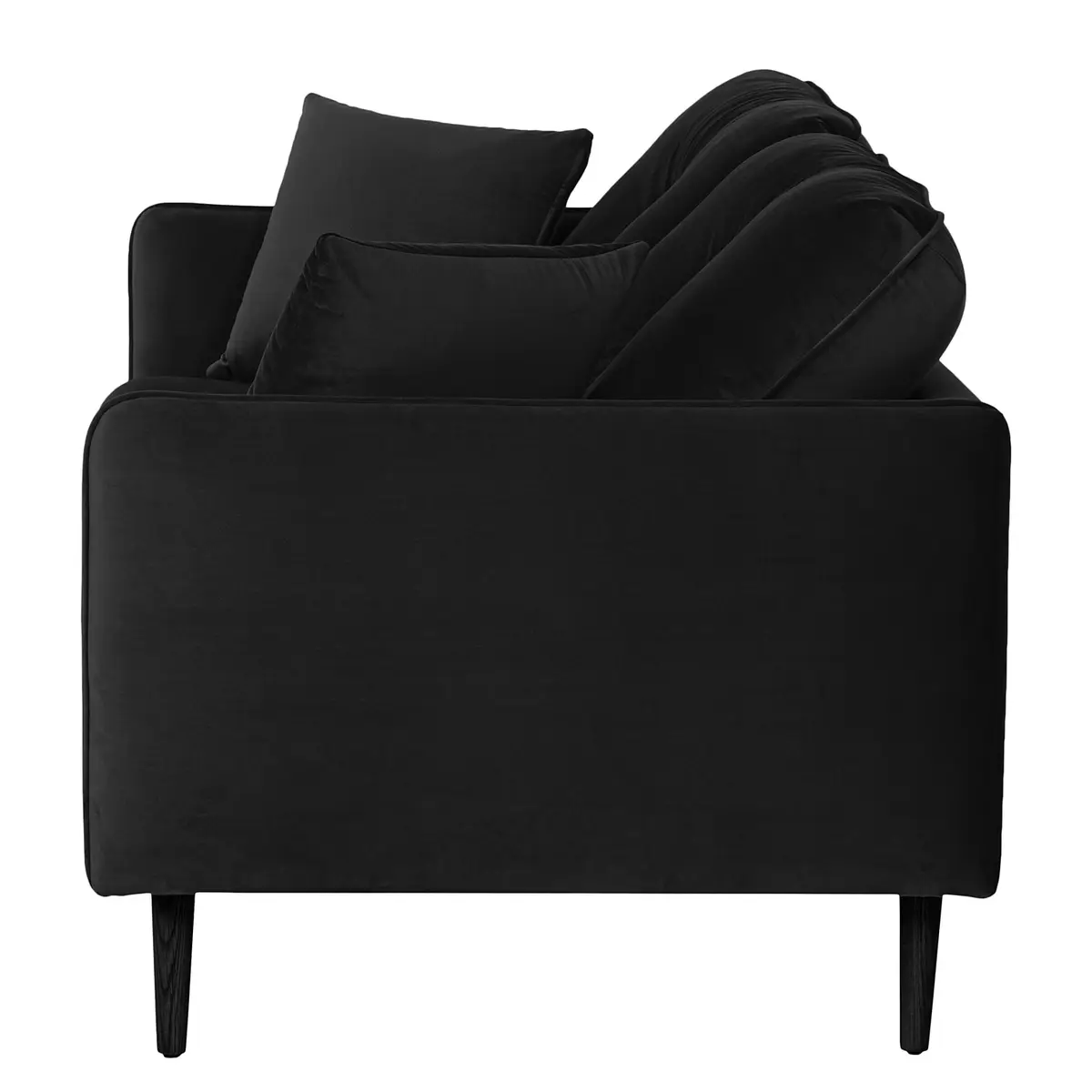 Sofa Pigna 3-Sitzer | Schwarz