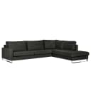 Ecksofa Ravi | Grau