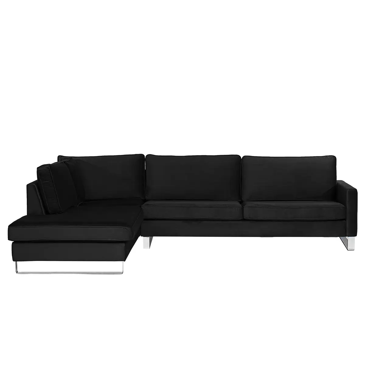 Ecksofa Ravi | Schwarz