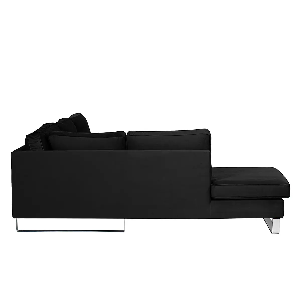 Ecksofa Ravi | Schwarz
