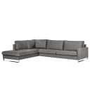 Ecksofa Ravi | Grau