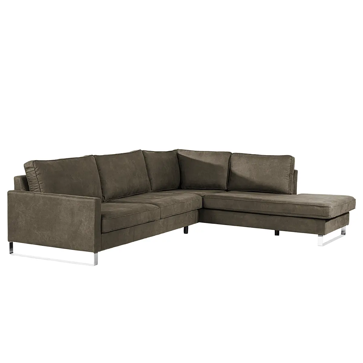 Ecksofa | Braun