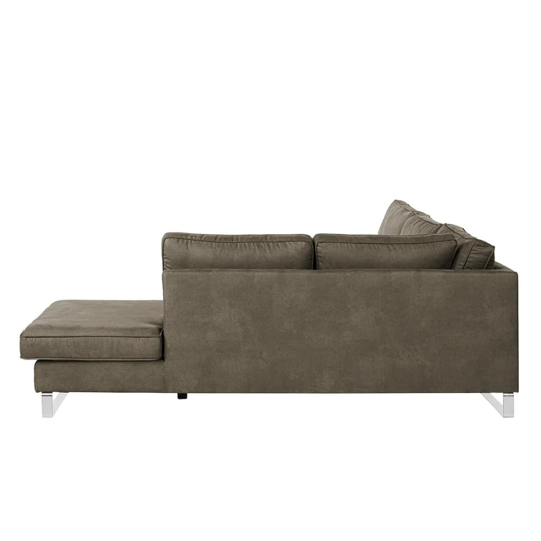 Ecksofa | Braun