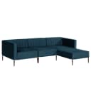 Ecksofa Luparo | Blau